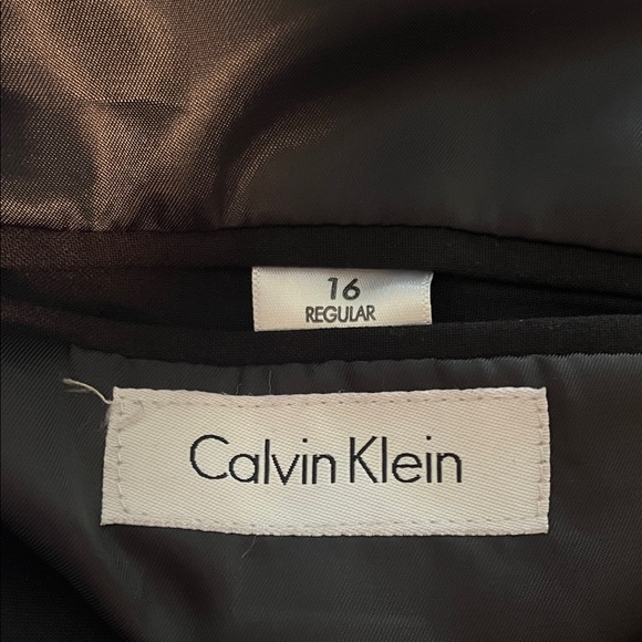 Calvin Klein Black Suit Jacket size 16 regular - Picture 3 of 4